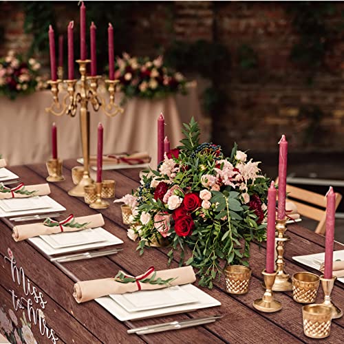 3 Pcs Miss to Mrs Tablecloths for Bridal Shower, Rustic Floral Wood Grain Table Covers Disposable Plastic Rectangular Table Cloth for Bride Wedding Engagement Party, 108 x 54 Inches (Dark Brown)