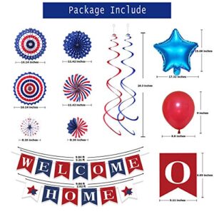 Welcome Home Decorations Military, Welcome Home Balloons Kit, Welcome Home Banner, Welcome Home Party Decorations, Deployment Returning Army Homecoming Party Decor