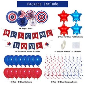 Welcome Home Decorations Military, Welcome Home Balloons Kit, Welcome Home Banner, Welcome Home Party Decorations, Deployment Returning Army Homecoming Party Decor