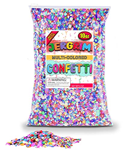 Festive Mexican Paper Confetti Bag- 10oz/285gr. Perfect for Birthday Parties, Pinata filler, Easter Eggs (cascarones), Wedding Toss, Fiesta Party Decor, Cinco de Mayo and much more!