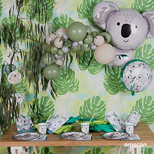 Anagram 28" Koala Bear Foil Balloon, Multicolor