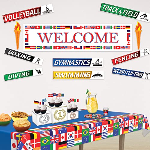 International Welcome Banners (asstd designs) Party Accessory (1 count) (2/Pkg)