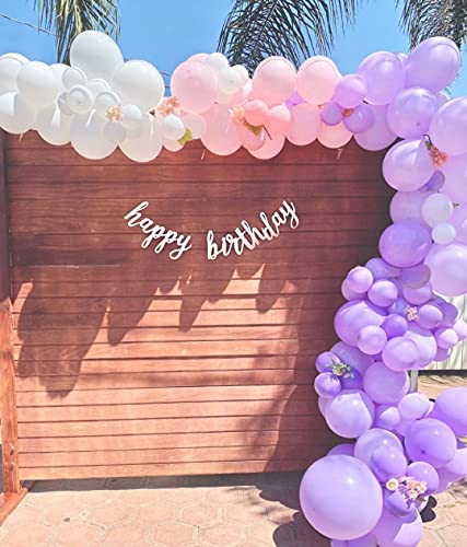 Pastel Purple Balloons 12inch 5inch 70pcs Latex Party Balloons Macaron Purple Birthday Balloons Wedding Baby Shower Party Decorations