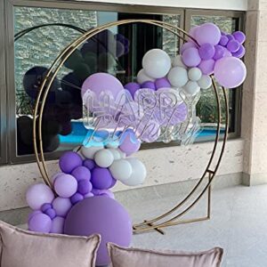 Pastel Purple Balloons 12inch 5inch 70pcs Latex Party Balloons Macaron Purple Birthday Balloons Wedding Baby Shower Party Decorations