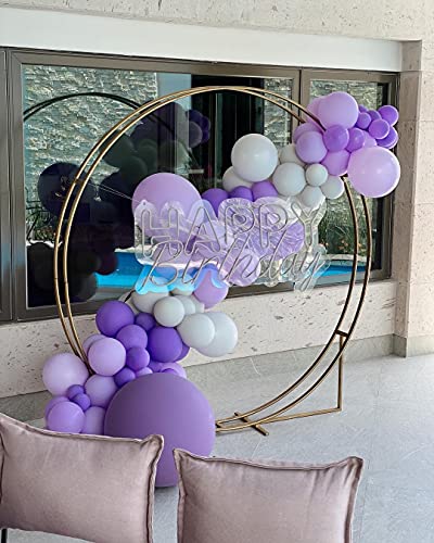 Pastel Purple Balloons 12inch 5inch 70pcs Latex Party Balloons Macaron Purple Birthday Balloons Wedding Baby Shower Party Decorations