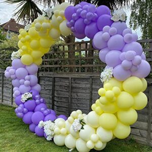 Pastel Purple Balloons 12inch 5inch 70pcs Latex Party Balloons Macaron Purple Birthday Balloons Wedding Baby Shower Party Decorations