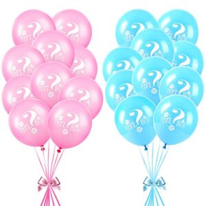 20 Pcs Gender Reveal Balloons Boy or Girl Letter Balloon 12 Inches Latex Party Balloon for Baby Shower Themed Party Decorations