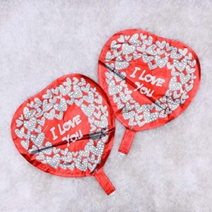 BinaryABC I Love You Balloons,Valentine Engagement Wedding Party Decorations,10Pcs