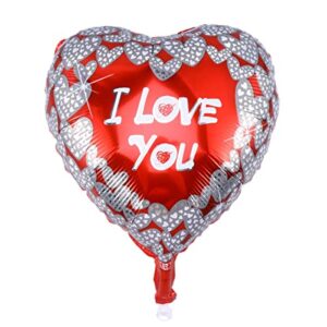 BinaryABC I Love You Balloons,Valentine Engagement Wedding Party Decorations,10Pcs