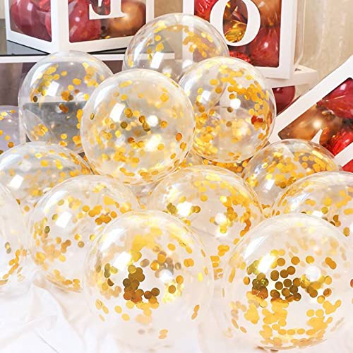 Gold Foil Confetti,Round Dots Glitter Table Confetti,Sparkling for Party Decorations(1.76 OZ)