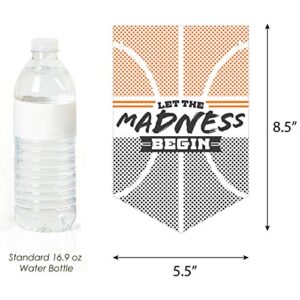 Big Dot of Happiness Basketball - Let The Madness Begin - College Basketball Party Bunting Banner - Party Decorations - Let The Madness Begin