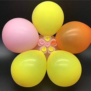 iFlyMaes 30 Pcs Portable Flower Shape Balloon Clips Holder for Wedding Birthday Party Holiday Decoration,5 in 1Flower Shape Balloon Clips