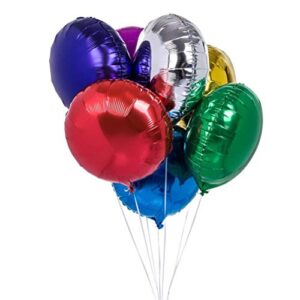 50pcs/lot round shape foil mylar helium balloon 18″ balloon birthday party decoration foil balloons