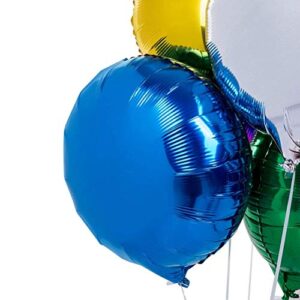 50pcs/lot Round Shape Foil Mylar Helium Balloon 18" Balloon Birthday Party Decoration Foil Balloons