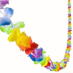 GIFTEXPRESS 36 feet Jumbo Plastic Flower Lei Garland/ Hawaiian Floral Border/ Luau Party Flower Garland/Hawaiian Party Garland/Luau Party Decoration