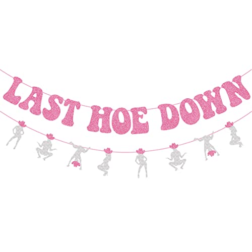 Space Cowgirl Last Hoedown Banner for Nash Bash Nashville Bachelorette Party Western Cowgirl Last Rodeo Bachelorette Party Decorations