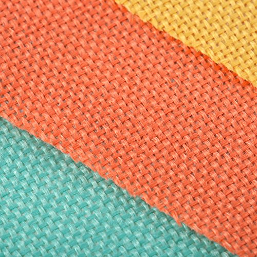 24 Pieces Colorful Pennant Flags Banner Imitated Burlap Bunting Banner Pastel Decor Fabric Triangle Flag for Party Decoration(15.7 Feet)