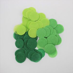 Mybbshower Green Paper Confetti Birthday Party Decorations Spring Wedding 1 inch 5000 Pieces