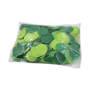 Mybbshower Green Paper Confetti Birthday Party Decorations Spring Wedding 1 inch 5000 Pieces