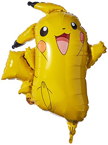 Anagram Pikachu Supershape Foil Balloon, 31", Multicolored