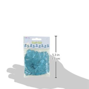 Beistle It’s A Boy Baby Shower Confetti Sprinkles For Gender Reveal Party – 0.5 Ounces Of Metallic Plastic Table Scatter Decor