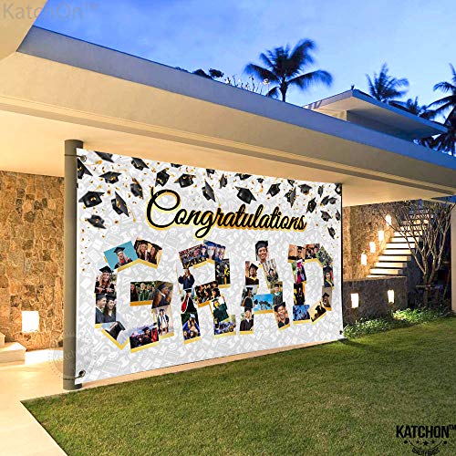 Congratulations Graduation Photo Banner - 72x44 Inch, Class of 2023 Decorations | Graduation Banner for Graduation Decorations 2023 | Graduation Picture Banner for Graduation Party Decorations 2023