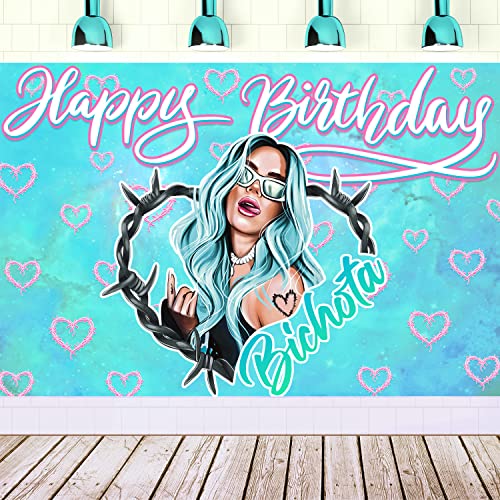 Karol G Party Decorations, 5x3ft Karol G Birthday Decorations Backdrop Bichota Party Decorations for Karol G Birthday Karol Birthday Supplies Party Karolg G Theme Party Photography Decorations