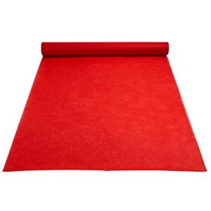 3 x 100 ft red carpet runner for party decorations, special events, weddings (40gsm thickness)