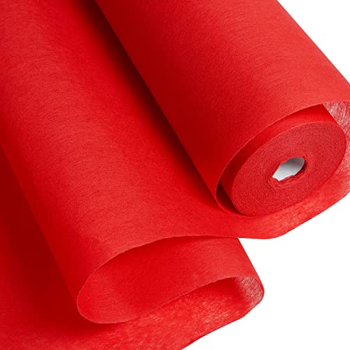 3 x 100 ft Red Carpet Runner for Party Decorations, Special Events, Weddings (40gsm Thickness)