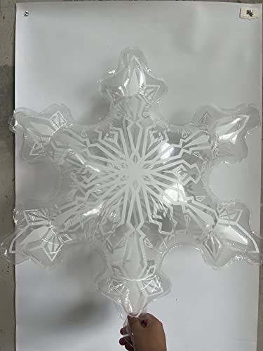 5pcs 36inch snowflake balloons-winter theme birthday party decerations supplier-winter flower for ice snow activity party decorations