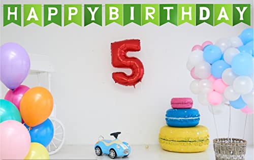 Green Birthday Banner For Birthday Banner Party Supplies Decoration