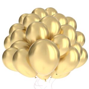 60 pack gold balloons w/ribbon | balloons gold | gold balloon | gold latex balloons | golden balloons | gold balloons 12 inch | gold balloon | bachelorette party balloons | birthday balloons |