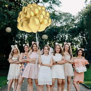 60 Pack Gold Balloons w/Ribbon | Balloons Gold | Gold Balloon | Gold Latex Balloons | Golden Balloons | Gold Balloons 12 inch | Gold Balloon | Bachelorette Party Balloons | Birthday Balloons |