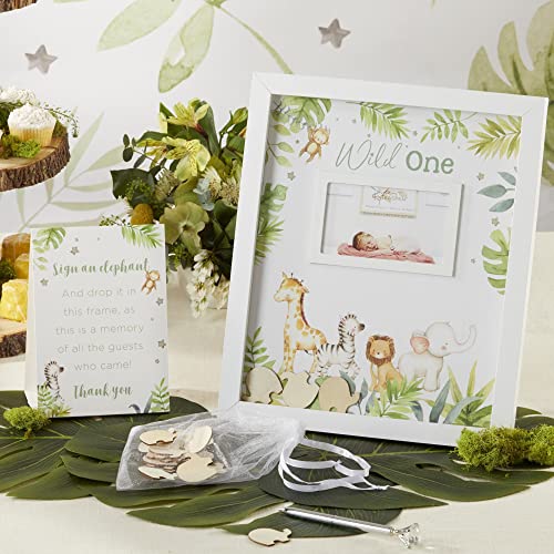 Kate Aspen Safari Baby Shower Decorations, One Size, Alternative Guestbook