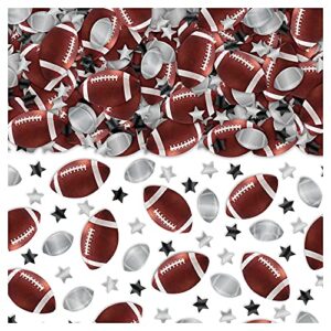 amscan football & stars confetti -2.5 oz | 1 pack