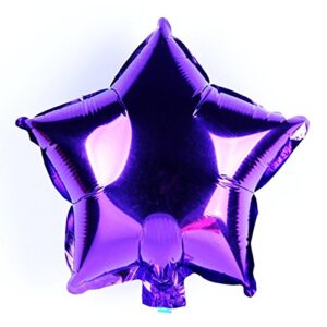 AnnoDeel 50 pcs 10 Inch Star Balloons, Foil Balloons Party Mylar Balloon Mixed Color for Wedding Birthday Decoration