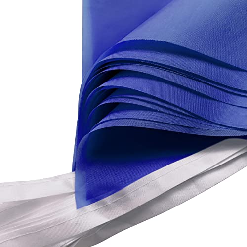AuTop 100 Feet Solid Blue Pennant Banner Flags String Triangle Bunting Flags,Decorations for Grand Opening,Birthday Party,Festival Celebration