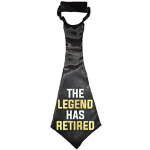 sterling james co. oversized retirement party tie – hilariously large “legend has retired party” tie – retirement party favors, gifts, ideas and supplies