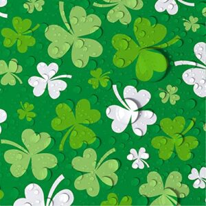 2PCS St Patrick's Day Tablecloth Shamrock Table Covers Decorations - Lucky Green Shamrock Table Cloth | St Patrick Day Table Decorations