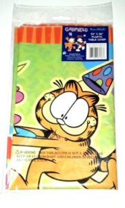 garfield plastic table cover