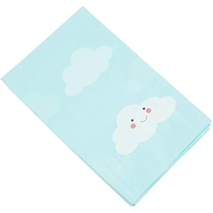 BLUE PANDA Cloud Party Table Covers for Kids Birthday (54 x 108 in, 3 Pack)