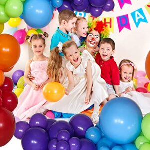 Rainbow Balloons Arch Garland Kit 5 12 18 Inch Assorted Color Latex Party Balloons for Birthday Wedding Colorful Festival Decoration Pack of 111(Multi).