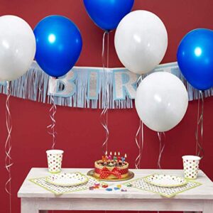 (100 Pack)12 Inch Royal Blue Balloons for Party Decoration. Loritada