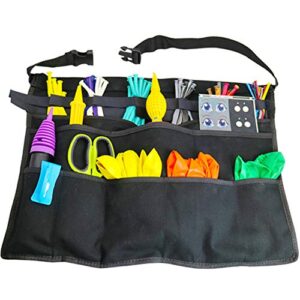mocohana multifunctional balloon organizer bag portable balloon tool for clown/balloon entertainer/balloon twister(waist bag)