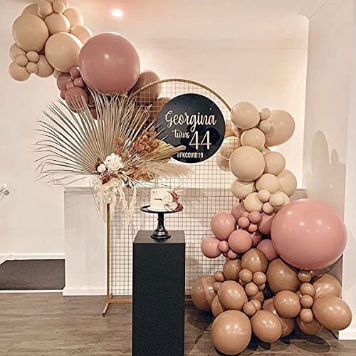 Nude Balloons Different Sizes Blush Balloon Garland Kit Ivory Apricot Beige Latex balloon for Baby Shower Neutral Boho Woodland Birthday Party Decorations