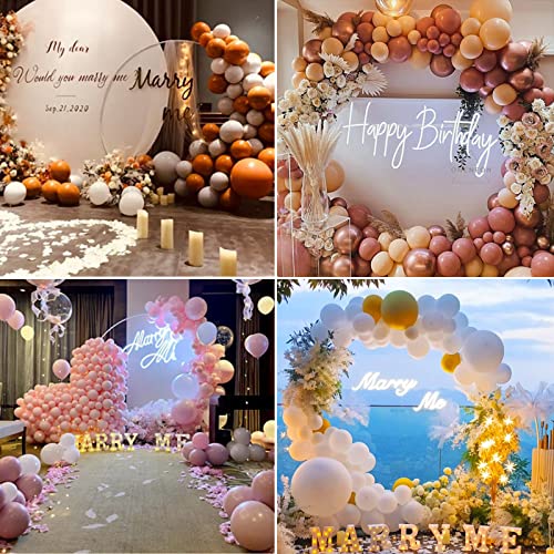 7.8ft Round Backdrop Stand Circle Balloon Arch Frame Kit Decoration with Table Stand Large Size Metal Golden Circle for Baby Shower Wedding Birthday Party Photo Background Decoration (Gold)