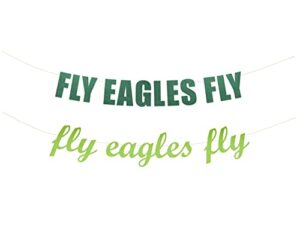 fly eagles fly banner – football party, game day decor, superbowl party, eagles party hanging letter sign (customizable)