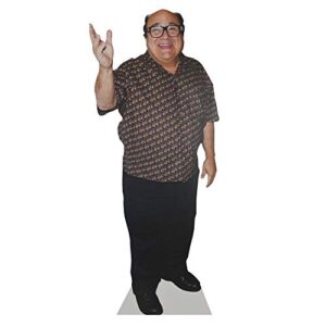 lifesize cardboard cutout poster standee | give this life size standup merch as gift to any fan | perfect for parties, events, photobooth prop, and in your room (danny devito 2)