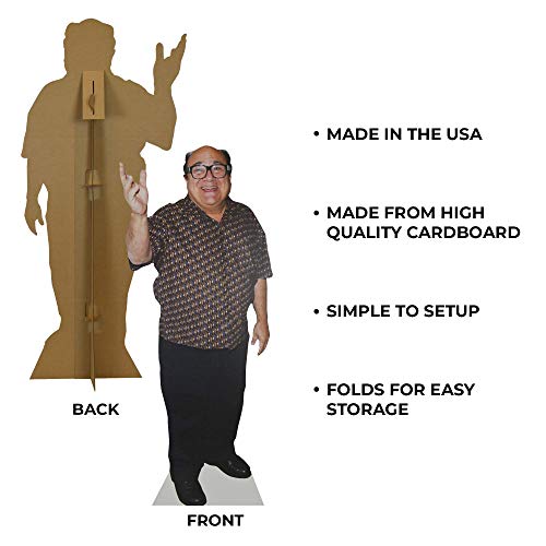 Lifesize Cardboard Cutout Poster Standee | Give This Life Size Standup Merch As Gift to Any Fan | Perfect for Parties, Events, Photobooth Prop, and in Your Room (Danny Devito 2)