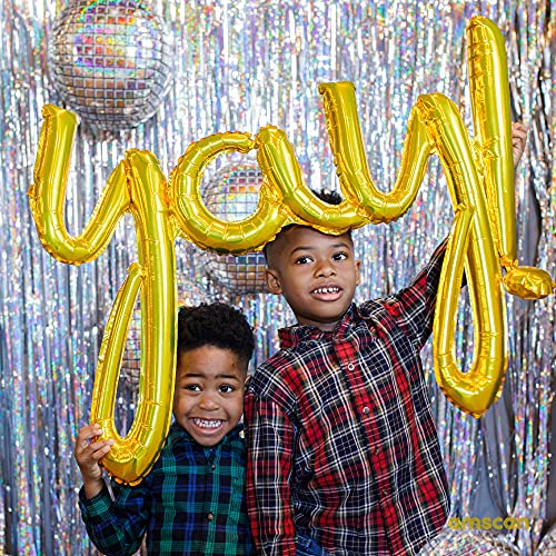 Anagram International Phrase Yay Party Balloon, 35", GOLD